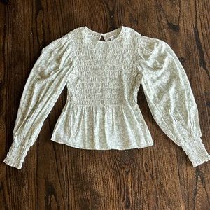 Mint leopard dressy tee